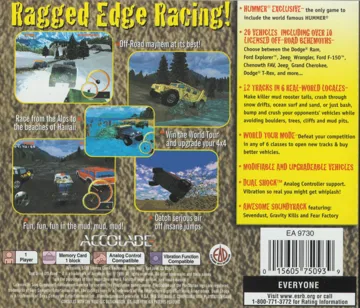 Test Drive Off-Road 2 (US) box cover back